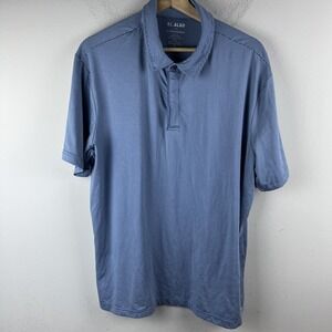 01.ALGO Performance Quick Dry Stripe Shirt Men's XL Short Sleeve Moisture Wickin